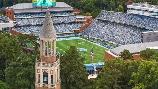 UNC Kenan Stadium and the Bell Tower — Chapel Hill, NC